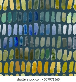Watercolor spots seamless pattern. 