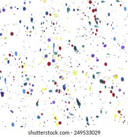 Watercolor spots. Vector background. Watercolor blots are mixed between ourselves. Hand drawing.
