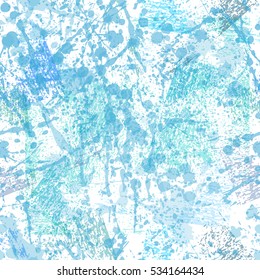 watercolor spray seamless background, vector illustration, clip-art