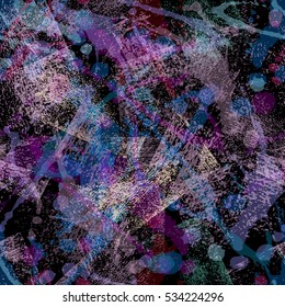 watercolor spray seamless background, vector illustration, clip-art