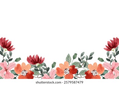 Watercolor spring flower for wedding, birthday, card, background, invitation, wallpaper, sticker, decoration etc.