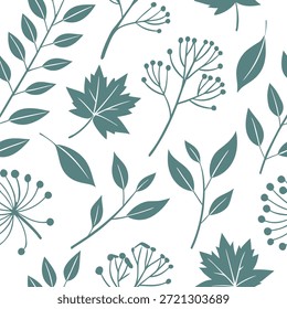 Padrão de primavera de aquarela sem costura natureza com lavagens suaves de cor e silhuetas de folha para o conceito de elegância natural como Watercolor inspirado padrão de natureza de primavera com lavagens suaves de cor e silhuetas de folha perfeitas para projetos orgânicos no Photo Stock Concept e espaço vazio no lado esquerdo, sem texto —ar 7:2 —tile