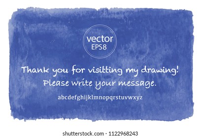 Watercolor square background,vector