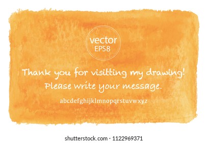 Watercolor square background,vector