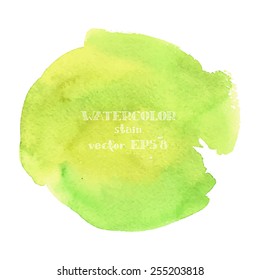 Watercolor stain, abstract watercolor background.