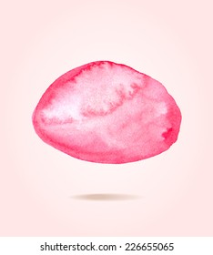 Watercolor stain, vector element for design