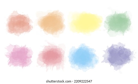 Watercolor stains abstract background, with copy space area.