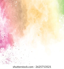 Watercolor stains abstract background isolated