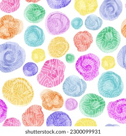 watercolor stains pattern vector illustration