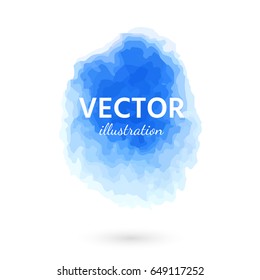 Watercolor stains, texture. background for your design, for textiles, fabrics, souvenirs, packaging, greeting cards, screen, scrapbooking. grunge, dirt, streaks. Watercolor spot. Vector illustration