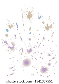 Watercolor stains. Vector illustration.Dirty artistic design elements.