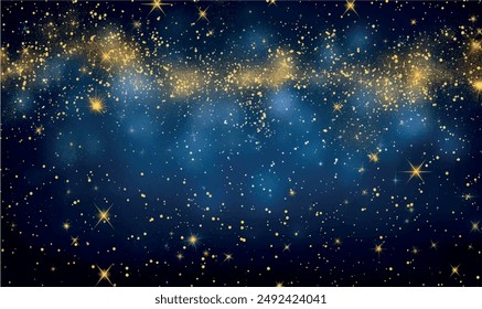 watercolor starry night sky background 
