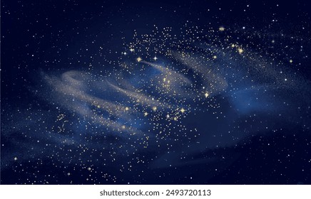  
watercolor starry night sky background 
