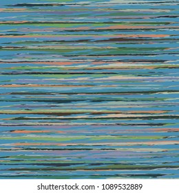 Watercolor Striped Background. Stripes Pattern with hand painted brush strokes. Abstract colorful line background. Color splash. Vector illustration.