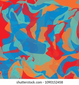 Watercolor Striped Background. Stripes Pattern with hand painted brush strokes. Abstract colorful line background. Color splash. Vector illustration.