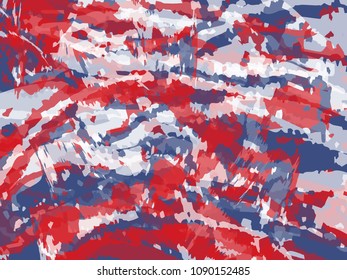 Watercolor Striped Background. Stripes Pattern with hand painted brush strokes. Abstract colorful line background. Color splash. Vector illustration.