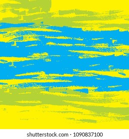 Watercolor Striped Background. Stripes Pattern with hand painted brush strokes. Abstract colorful line background. Color splash. Vector illustration.