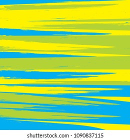 Watercolor Striped Background. Stripes Pattern with hand painted brush strokes. Abstract colorful line background. Color splash. Vector illustration.