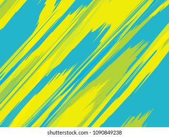 Watercolor Striped Background. Stripes Pattern with hand painted brush strokes. Abstract colorful line background. Color splash. Vector illustration.