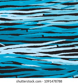 Watercolor Striped Background. Stripes Pattern with hand painted brush strokes. Abstract colorful line background. Color splash. Vector illustration.