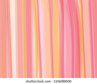 Watercolor Striped Background. Stripes Pattern with hand painted brush strokes. Abstract colorful line background. Color splash. Vector illustration.