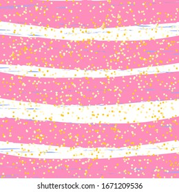 Fondo rayado de color de agua. Trazos Patrón con pinceladas pintadas a mano. Fondo abstracto de línea colorida. Color splash. Ilustración vectorial.