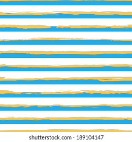 Watercolor striped seamless pattern