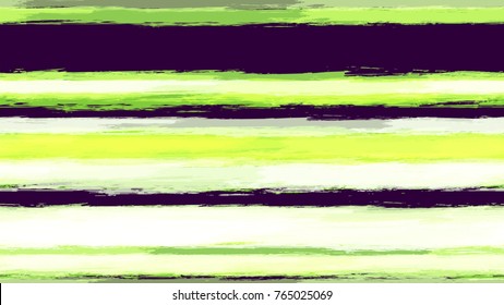 Watercolor Stripes in Grunge Style. Fashion Print Design Texture. Linen, Fabric Background. Holiday Seamless Striped Seamless Pattern.