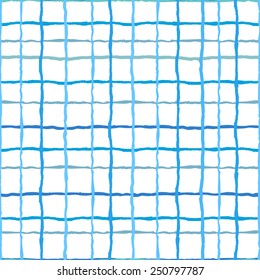 Watercolor stripes seamless pattern