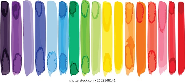 aquarela, listras, vetor, aquarelo, traçado, separado, plano de fundo, pincel, pincelada, brilhante, único, longo, alongado, faixa, mancha, abstrato, listrado, amarelo, cores, colorido, textura, isolado