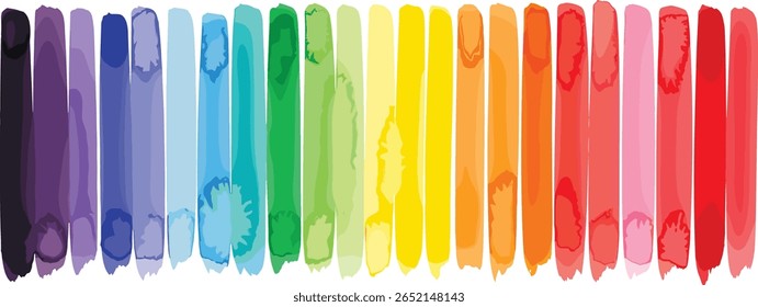 aquarela, listras, vetor, aquarelo, traçado, separado, plano de fundo, pincel, pincelada, brilhante, único, longo, alongado, faixa, mancha, abstrato, listrado, amarelo, cores, colorido, textura, isolado