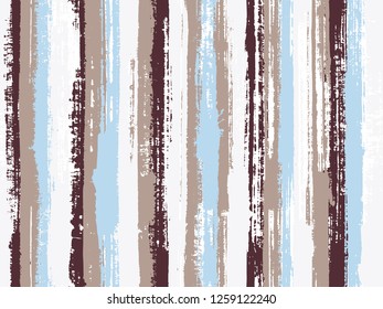 Watercolor strips seamless vector background. Vivid vertical lines stains vector graphics. Cute wall decor ornament sample. Striped tablecloth textile print.