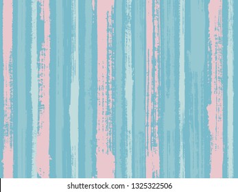 Watercolor strips seamless vector background. Contemporary art graffiti drawing swatch. Striped tablecloth textile print. Stylish clothing fashion seamless fabric print.