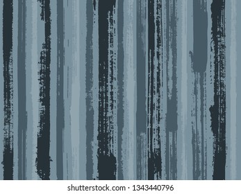 Watercolor strips seamless vector background. Striped tablecloth textile print. Contemporary art graffiti drawing swatch. Old style material graphic background.