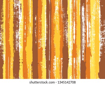 Watercolor strips seamless vector background. Hatch ink lines fabric seamless pattern print. Contemporary art graffiti drawing swatch. Striped tablecloth textile print.