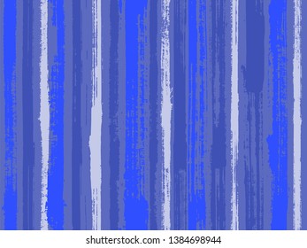 Watercolor strips seamless vector background. Multicolor ethnic sample swatch design. Old style material graphic background. Striped tablecloth textile print.