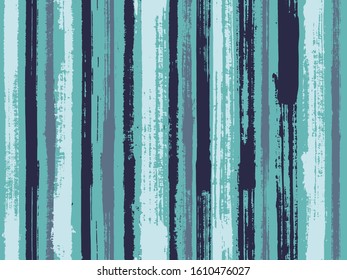 Watercolor strips seamless vector background. Vivid vertical lines stains vector graphics. Cute wall decor ornament sample. Striped tablecloth textile print.