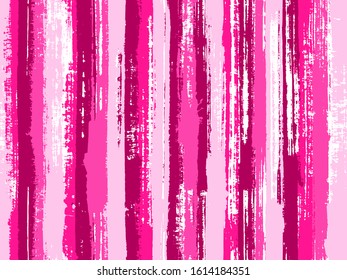Watercolor strips seamless vector background. Striped tablecloth textile print. Parellel gouache vertical lines seamless backdrop. Colorful wrapping paper packaging design.