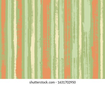 Watercolor strips seamless vector background. Striped tablecloth textile print. Torn paper effect ethnic design. Parellel gouache vertical lines seamless backdrop.