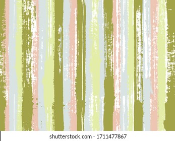 La acuarela tira el fondo vectorial sin fisuras. Parellel gouache líneas verticales sin fisuras fondo. Diseño colorido de embalaje de papel. Tapa textil a rayas.