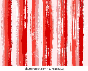 Watercolor strips seamless vector background. Torn paper effect ethnic design. Parellel gouache vertical lines seamless backdrop. Striped tablecloth textile print.