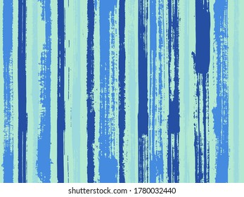 Watercolor strips seamless vector background. Hatch ink lines fabric seamless pattern print. Bright wall graffiti drawing illustration. Striped tablecloth textile print.