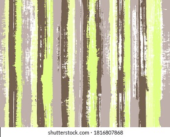 Watercolor strips seamless vector background. Striped tablecloth textile print. Vivid vertical lines stains vector graphics. Colorful wrapping paper packaging design.