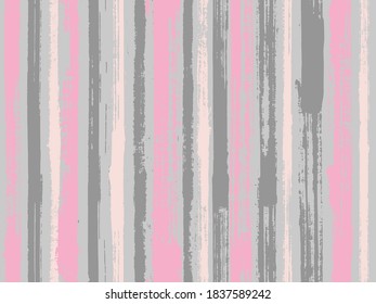 La acuarela tira el fondo vectorial sin fisuras. Diseño de muestra étnica multicolor. Impresión textil con manteles a rayas. Patrón de impresión de fondo de líneas de pincel desordenado.