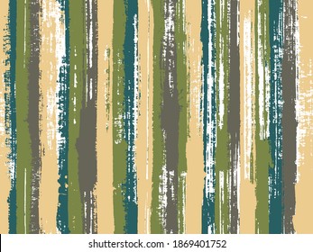 Aquarellstreifen nahtlose Vektorhintergrund. Alter materieller grafischer Hintergrund. Stoffdruck mit Streifen. Graue Tinte doodles einfache endlose Textur.