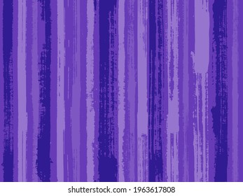 Watercolor strips seamless vector background. Grungy ink doodles simple endless texture. Old style material graphic background. Striped tablecloth textile print.