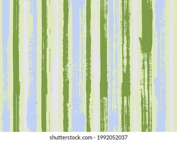 Watercolor strips seamless vector background. Old style material graphic background. Striped tablecloth textile print. Decorative bright plaid ornament swatch.