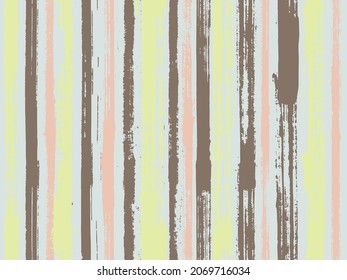 La acuarela tira el fondo vectorial sin fisuras. Muestra de ornamento de textura de socorro. Impresión textil con manteles a rayas. Tejidos de líneas de tinta de rayas sin soldadura de impresión de patrones.