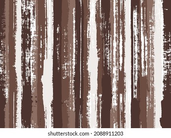 Watercolor strips seamless vector background. Old style material graphic background. Striped tablecloth textile print. Torn paper effect ethnic design.