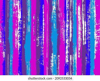 Aquarellstreifen nahtlose Vektorhintergrund. Sichtbare vertikale Linien färben Vektorgrafiken. Stoffdruck mit Streifen. Möbelproben für Segelanzug.